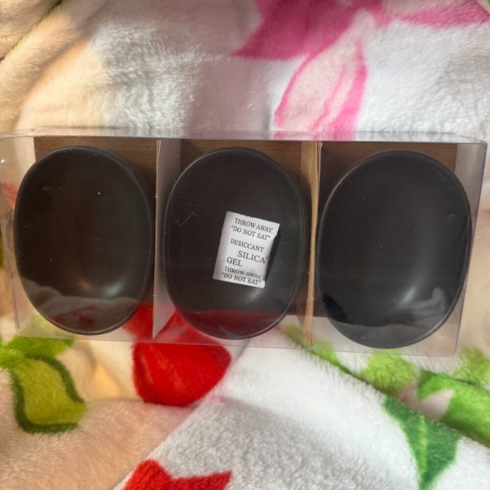 Ceramic Dipping Sauce Dishes Black